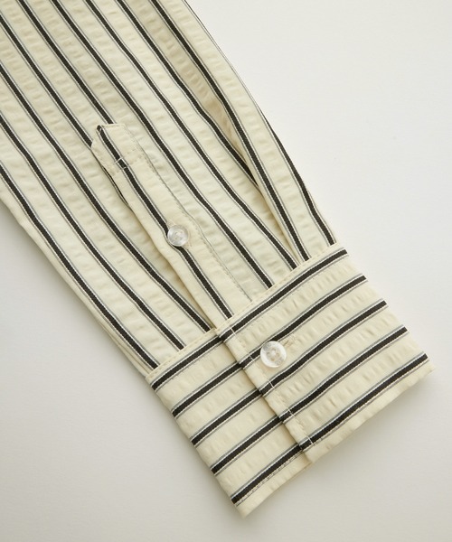 X-girl（エックスガール）の「BUTTERFLY STRIPE L/S SHIRT（シャツ/ブラウス・レディース・ホワイト/ピンク/ブルー・S/M）」の9枚目の写真