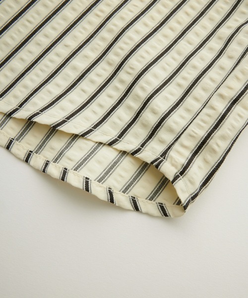 X-girl（エックスガール）の「BUTTERFLY STRIPE L/S SHIRT（シャツ/ブラウス・レディース・ホワイト/ピンク/ブルー・S/M）」の10枚目の写真