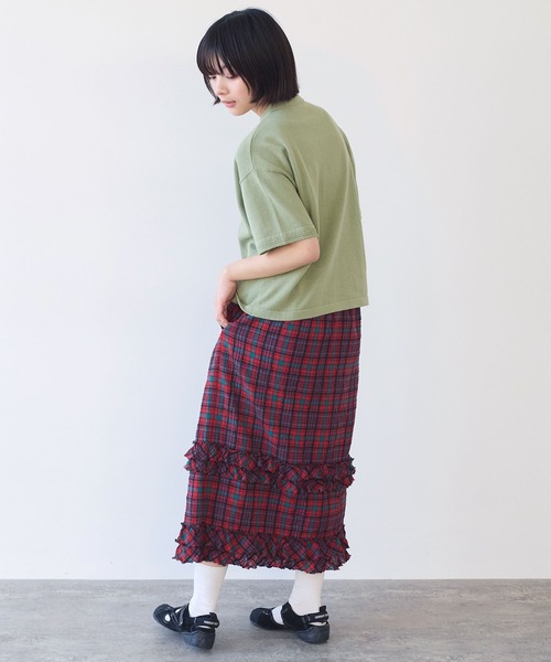 bulle de savon(ビュルデサボン)の「コットン/ニット レース ポロプルオーバー(ニット/セーター・レディース・カーキ/ブルー/ホワイト・FREE)」の22枚目の写真