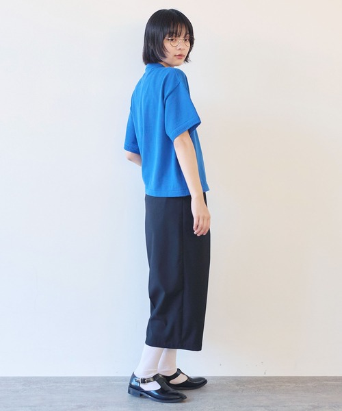 bulle de savon(ビュルデサボン)の「コットン/ニット レース ポロプルオーバー(ニット/セーター・レディース・カーキ/ブルー/ホワイト・FREE)」の15枚目の写真