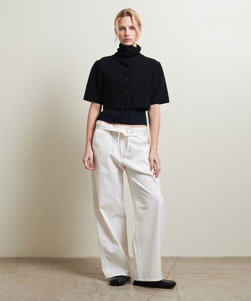 ATTISESSION（アティセッション）の「＜ATTISESSION＞コットン ツイル カービー ペインターパンツ（その他パンツ・レディース・オフホワイト/ダークグレー/その他9・36/38）」の7枚目の写真