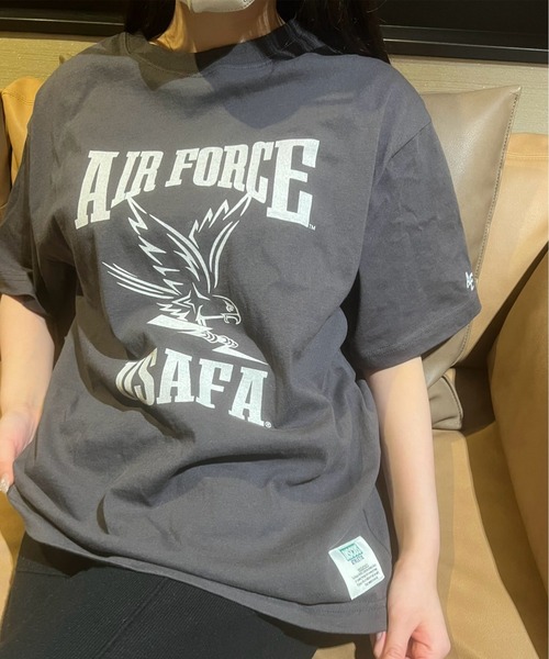 DISCUS ATHLETIC（ディスカス　アスレチック）の「【DISCUS ATHLETIC/ディスカス アスレチック】DISCUS ATHLETIC×U.S.COLLEGEルーズカレッジT シャツ（Tシャツ/カットソー・レディース・ホワイト系6/ブラック系3/ホワイト系7/ブラウン/ブラック系1/ホワイト系4/ホワイト系5/グリーン系2/ホワイト系1/ブラック系2/ネイビー系2/ホワイト系8/ホワイト系2/グリーン系1/ホワイト系3/ネイビー系1・M/L）」の17枚目の写真