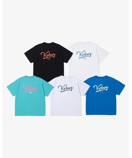 KEBOZ（ケボズ）の「ICON LOGO S/S TEE【入荷禁止】（Tシャツ/カットソー・メンズ・ブルー/グレー/ブラック/ミント/ホワイト・S/M/L/XL/2XL）」の9枚目の写真