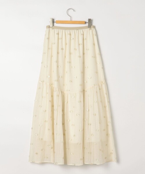 NOLLEY’S（ノーリーズ）の「《セットアップ対応》KIRYUラメカットジャガードスカート（スカート・レディース・キナリ・38）」の15枚目の写真