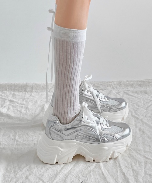 セール】厚底 ジャーマンライク ボリューム スニーカー 2763