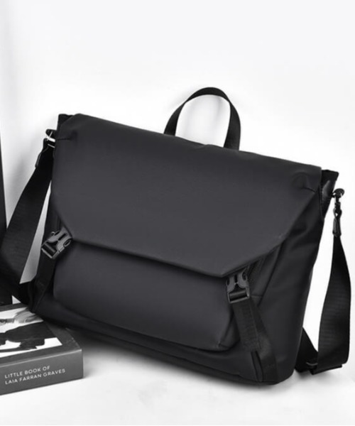 L LABEL（エルラベル）の「ユーティリティショルダーバッグ（ショルダーバッグ・メンズ・グレー/ブラック・FREE）」の6枚目の写真