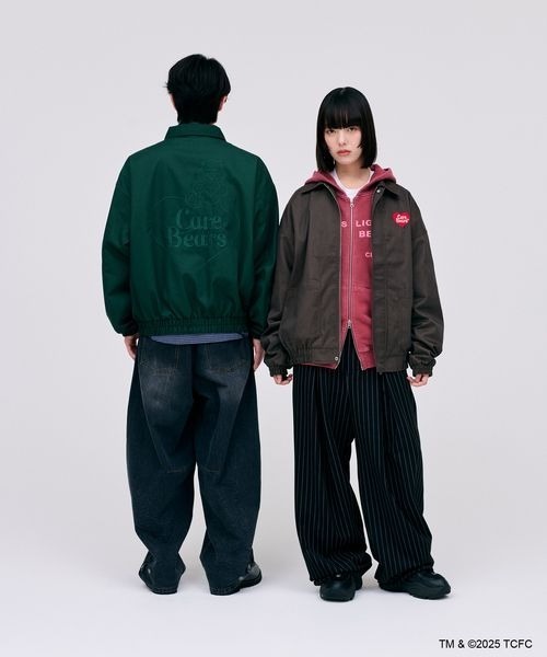 PBLIM（ページボーイリム）の「【ケアベア×PBLIM】ZIPブルゾン（カバーオール・レディース・カーキ/ダークブラウン・FREE）」の3枚目の写真