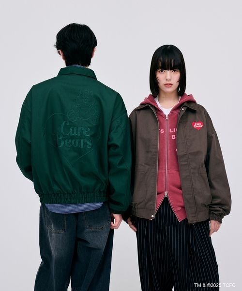PBLIM（ページボーイリム）の「【ケアベア×PBLIM】ZIPブルゾン（カバーオール・レディース・カーキ/ダークブラウン・FREE）」の6枚目の写真