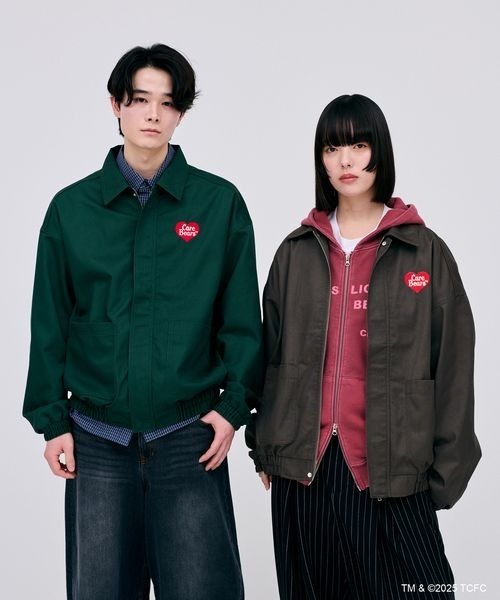 セール】【ケアベア×PBLIM】ZIPブルゾン（カバーオール）｜PBLIM