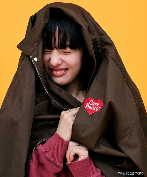 PBLIM（ページボーイリム）の「【ケアベア×PBLIM】ZIPブルゾン（カバーオール・レディース・カーキ/ダークブラウン・FREE）」の12枚目の写真