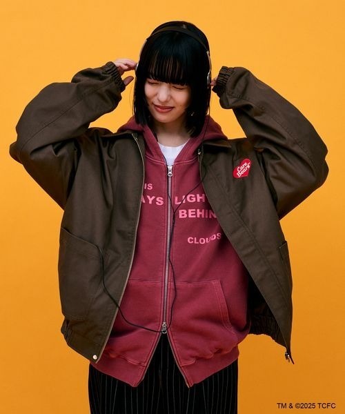 PBLIM（ページボーイリム）の「【ケアベア×PBLIM】ZIPブルゾン（カバーオール・レディース・カーキ/ダークブラウン・FREE）」の13枚目の写真