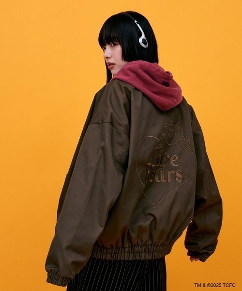 PBLIM（ページボーイリム）の「【ケアベア×PBLIM】ZIPブルゾン（カバーオール・レディース・カーキ/ダークブラウン・FREE）」の14枚目の写真