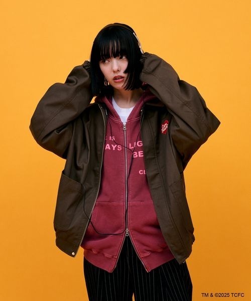 PBLIM（ページボーイリム）の「【ケアベア×PBLIM】ZIPブルゾン（カバーオール・レディース・カーキ/ダークブラウン・FREE）」の15枚目の写真