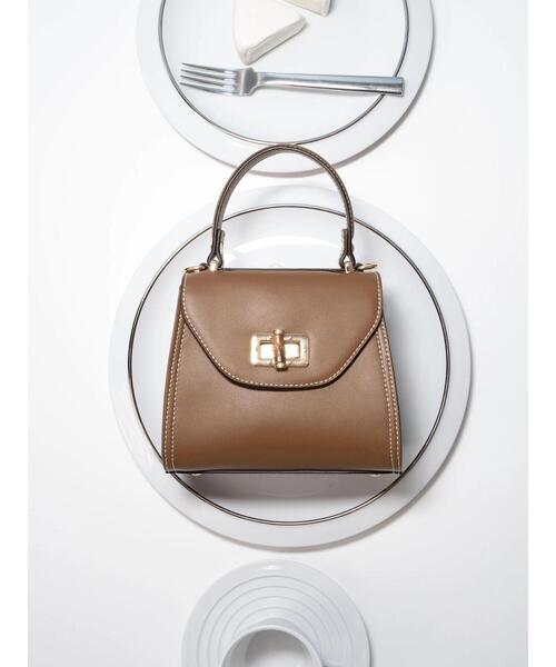 Te chichi（テチチ）の「ブラウン ミニハンドバッグ《2025spring catalog item》（ハンドバッグ・レディース・ブラウン・F）」の2枚目の写真