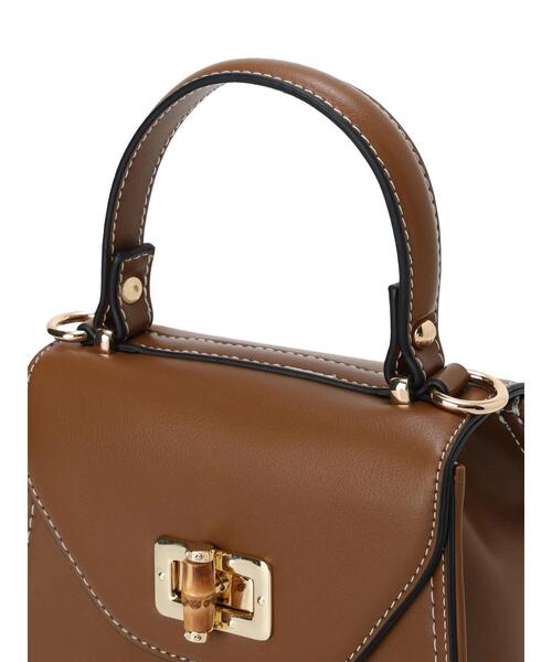 Te chichi（テチチ）の「ブラウン ミニハンドバッグ《2025spring catalog item》（ハンドバッグ・レディース・ブラウン・F）」の6枚目の写真