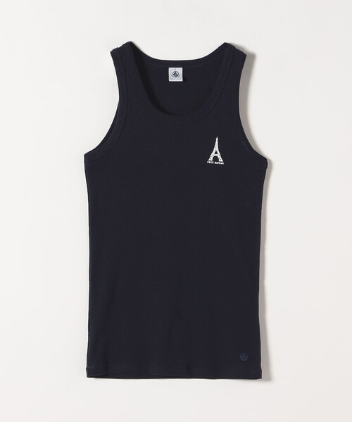 PETIT BATEAU（プチバトー）の「【SHIPS any別注】PETIT BATEAU: ロゴ プリント タンクトップ 25SS（タンクトップ・レディース・ホワイト/ネイビー・ONE SIZE）」の11枚目の写真