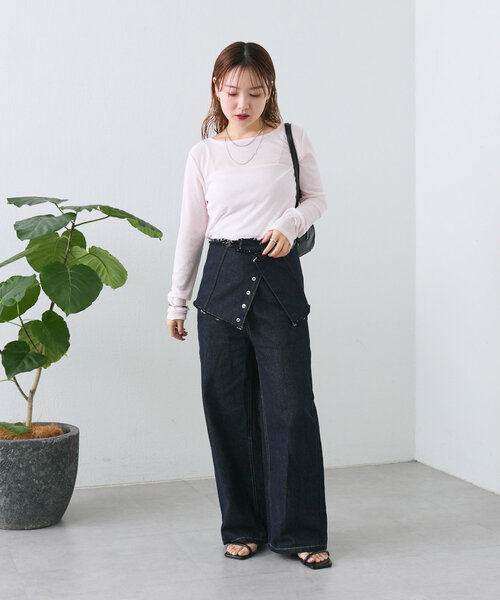 mystic - ミスティック 完売 カットソー セール】ロゴTシャツ（Tシャツ/カットソー）｜mystic