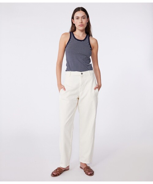 PETIT BATEAU(プチバトー)の「タンクトップ(タンクトップ・レディース・ブルー系その他・XX-SMALL/X-SMALL/SMALL/MEDIUM/LARGE)」の1枚目の写真