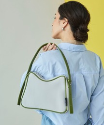 EDITA. | ネオプレン カーブライン ハンドバッグ　おしゃれ / 個性的(ハンドバッグ)