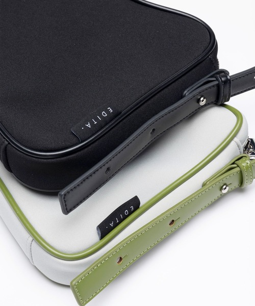 EDITA.（エディータ）の「ネオプレン カーブライン ハンドバッグ　おしゃれ / 個性的（ハンドバッグ・レディース・サックスブルー/ブラック・FREE）」の17枚目の写真