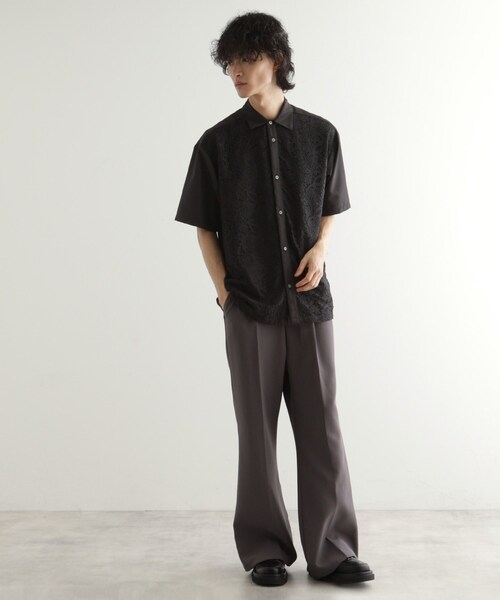 ボタニカルレースシャツ tk.TAKEO KIKUCHI シャツ ボタニカルレースシャツ メンズ