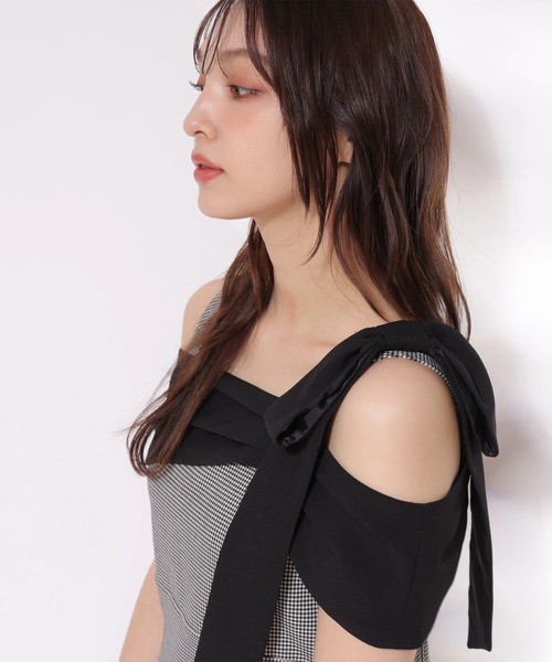 【Rirandture】リボンオフショルワンピース【新品タグ付き】 Rirandture（リランドチュール）の「リボンオフショルワンピース