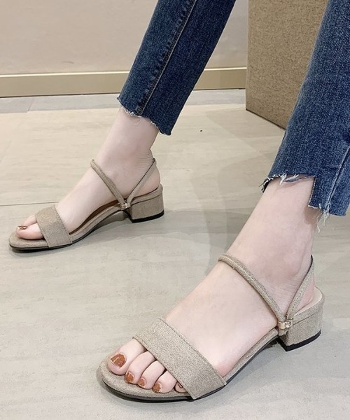 Teem Store(チームストア)の「ストラップ フラットスライドサンダル(サンダル・レディース・アイボリー/ピンク/ホワイト/ブラック・M/L)」の16枚目の写真
