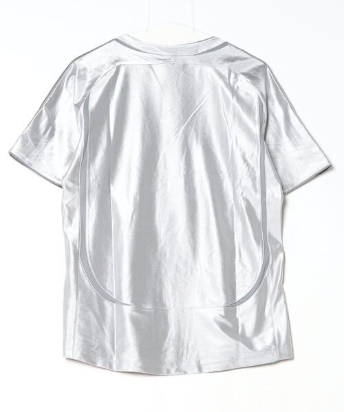 ◆超激レア◆ 00sアディダスオリジナルス 半袖シャツ 薄茶色×焦茶色 アディダス(adidas) Tシャツ 半袖 ラウンジ アイスグラフィック 半袖T