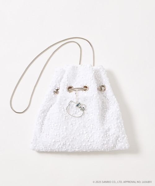 AIMER（エメ）の「サンリオキャラクターズ スパンコールショルダーバッグ（ショルダーバッグ・レディース・ピンク/ブラック/オフホワイト・FREE）」の2枚目の写真