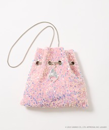 スパンコール」に該当するバッグ（ピンク/桃色系）ファッション通販