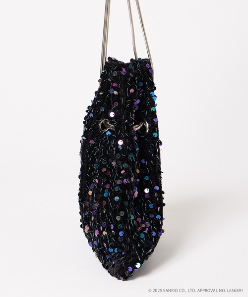 AIMER（エメ）の「サンリオキャラクターズ スパンコールショルダーバッグ（ショルダーバッグ・レディース・ピンク/ブラック/オフホワイト・FREE）」の6枚目の写真