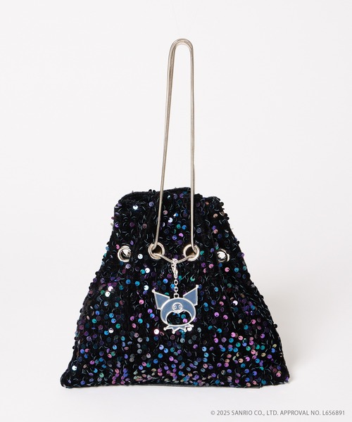 AIMER（エメ）の「サンリオキャラクターズ スパンコールショルダーバッグ（ショルダーバッグ・レディース・ピンク/ブラック/オフホワイト・FREE）」の7枚目の写真