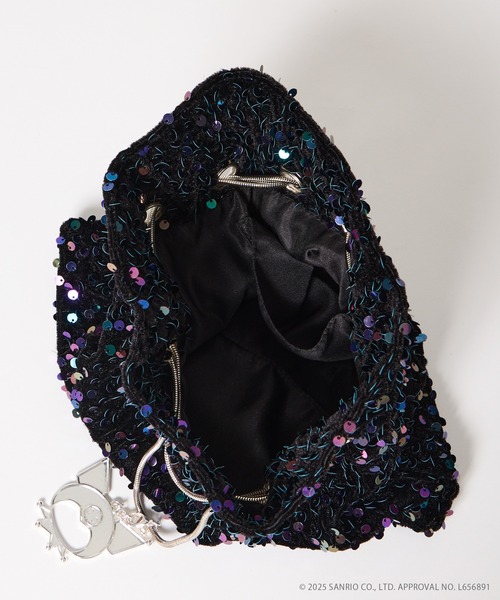 AIMER（エメ）の「サンリオキャラクターズ スパンコールショルダーバッグ（ショルダーバッグ・レディース・ピンク/ブラック/オフホワイト・FREE）」の8枚目の写真