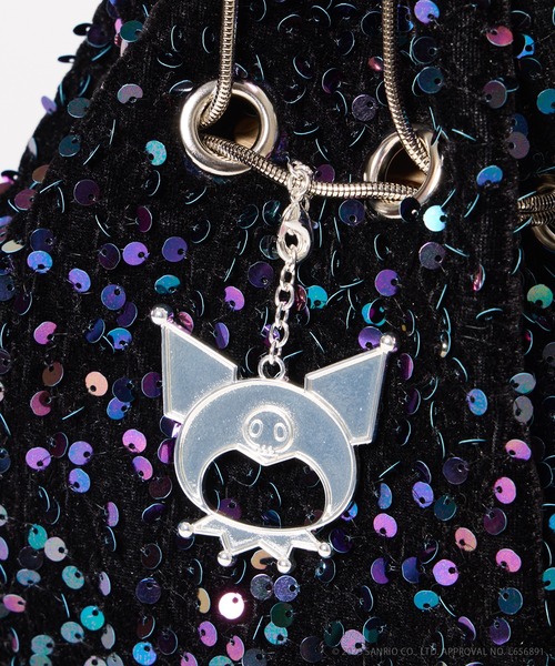 AIMER（エメ）の「サンリオキャラクターズ スパンコールショルダーバッグ（ショルダーバッグ・レディース・ピンク/ブラック/オフホワイト・FREE）」の9枚目の写真