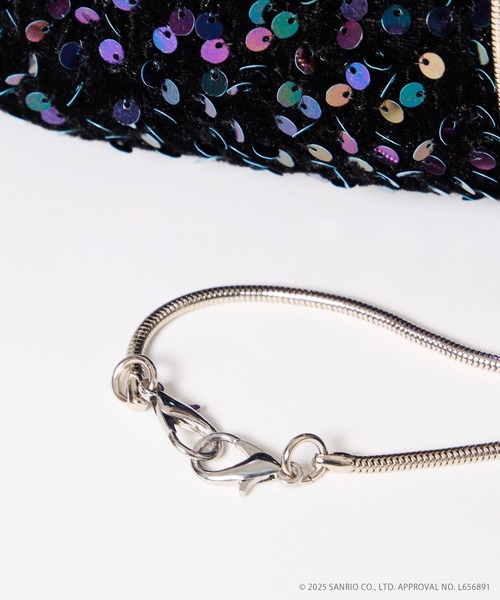 AIMER（エメ）の「サンリオキャラクターズ スパンコールショルダーバッグ（ショルダーバッグ・レディース・ピンク/ブラック/オフホワイト・FREE）」の12枚目の写真