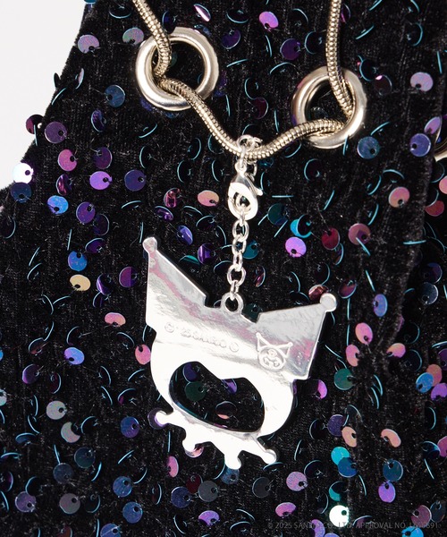 AIMER（エメ）の「サンリオキャラクターズ スパンコールショルダーバッグ（ショルダーバッグ・レディース・ピンク/ブラック/オフホワイト・FREE）」の10枚目の写真