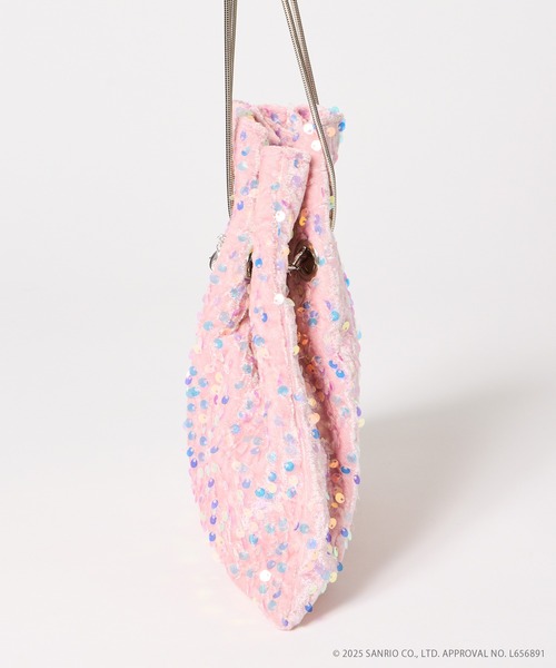 AIMER（エメ）の「サンリオキャラクターズ スパンコールショルダーバッグ（ショルダーバッグ・レディース・ピンク/ブラック/オフホワイト・FREE）」の19枚目の写真