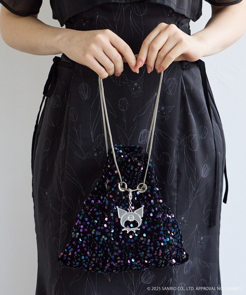 AIMER（エメ）の「サンリオキャラクターズ スパンコールショルダーバッグ（ショルダーバッグ・レディース・ピンク/ブラック/オフホワイト・FREE）」の14枚目の写真