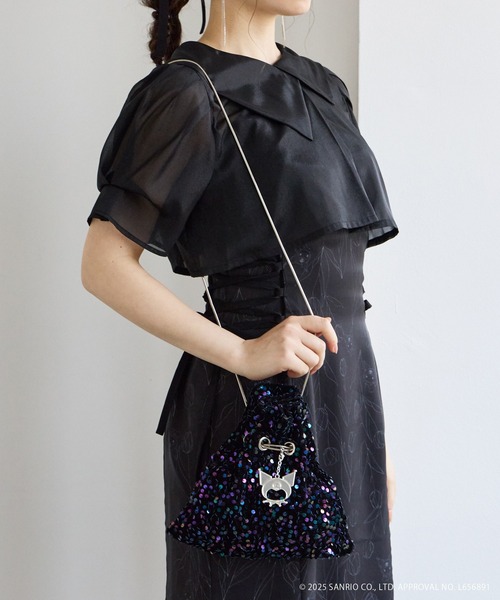 AIMER（エメ）の「サンリオキャラクターズ スパンコールショルダーバッグ（ショルダーバッグ・レディース・ピンク/ブラック/オフホワイト・FREE）」の15枚目の写真