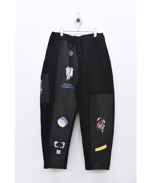 STOF(ストフ)の「STOF/ストフ/FLAGMENTS MIX DAYOFF PANT(その他パンツ・メンズ・ブラック/ホワイト・FREE)」の8枚目の写真
