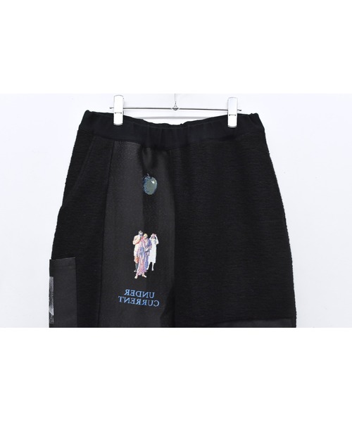 STOF(ストフ)の「STOF/ストフ/FLAGMENTS MIX DAYOFF PANT(その他パンツ・メンズ・ブラック/ホワイト・FREE)」の10枚目の写真