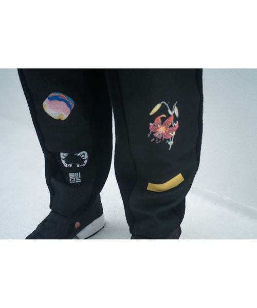 STOF(ストフ)の「STOF/ストフ/FLAGMENTS MIX DAYOFF PANT(その他パンツ・メンズ・ブラック/ホワイト・FREE)」の11枚目の写真