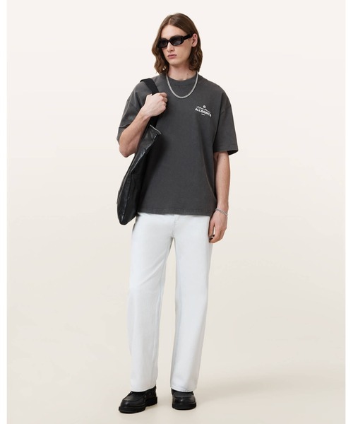 ALLSAINTS（オールセインツ）の「SOLEIL SHORT SLEEVE T-SHIRT | SOLEIL 半袖 Tシャツ（Tシャツ/カットソー・メンズ・ブラック・S/M/L/XS）」の3枚目の写真