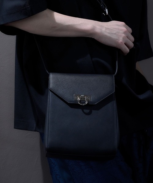 HARE ブラック ショルダーバッグ HARE 「HARE」 ショルダーバッグ FREE ブラック メンズ
