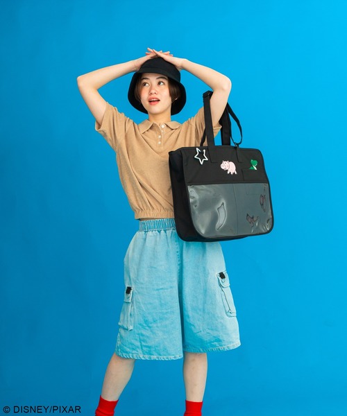 Disney(ディズニー)の「トイ・ストーリー/マルチポケットトート(トートバッグ・レディース・ベージュ/ワインレッド/ブラック/グレー・FREE)」の14枚目の写真