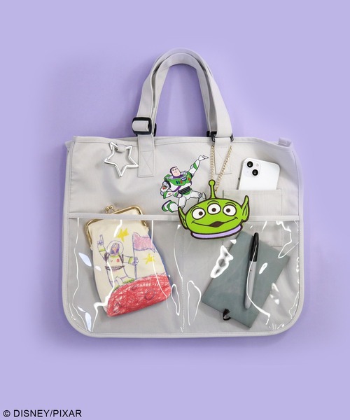 Disney(ディズニー)の「トイ・ストーリー/マルチポケットトート(トートバッグ・レディース・ベージュ/ワインレッド/ブラック/グレー・FREE)」の20枚目の写真