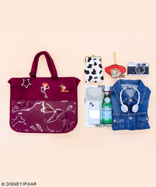 Disney(ディズニー)の「トイ・ストーリー/マルチポケットトート(トートバッグ・レディース・ベージュ/ワインレッド/ブラック/グレー・FREE)」の18枚目の写真