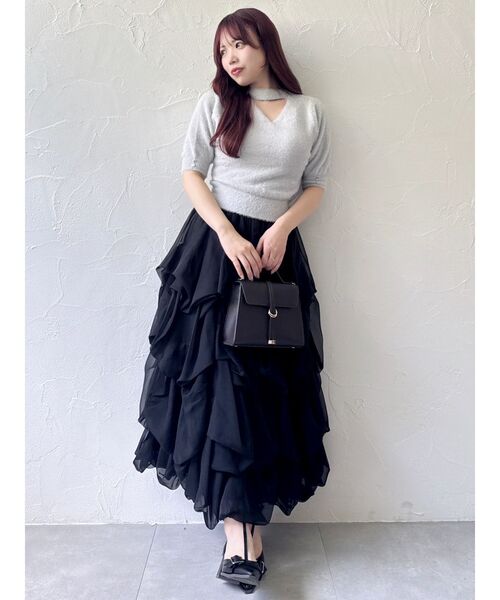 dazzlin（ダズリン）の「ランダムタックバルーンスカート