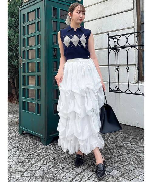 ランダムタックバルーンスカート ランダムタックバルーンスカート（スカート）｜dazzlin（ダズリン）の