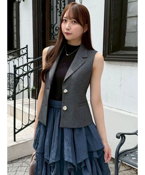 セール】ランダムタックバルーンスカート（スカート）｜dazzlin